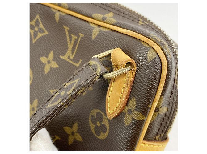 Louis Vuitton Monogram Pochette Marly Bandoulière Shoulder Bag Castaño - vista 8