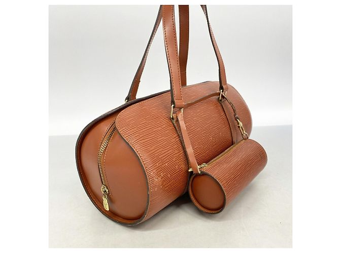 Bolso Louis Vuitton Epi Soufflot Castaño - vista 2