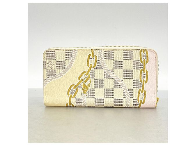 Cartera Zippy Louis Vuitton Damier Azur Nautical Blanco - vista 9