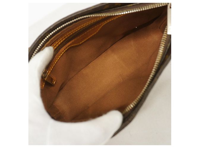 Bolso de hombro Louis Vuitton Monogram Panda Trotteur Castaño - vista 4