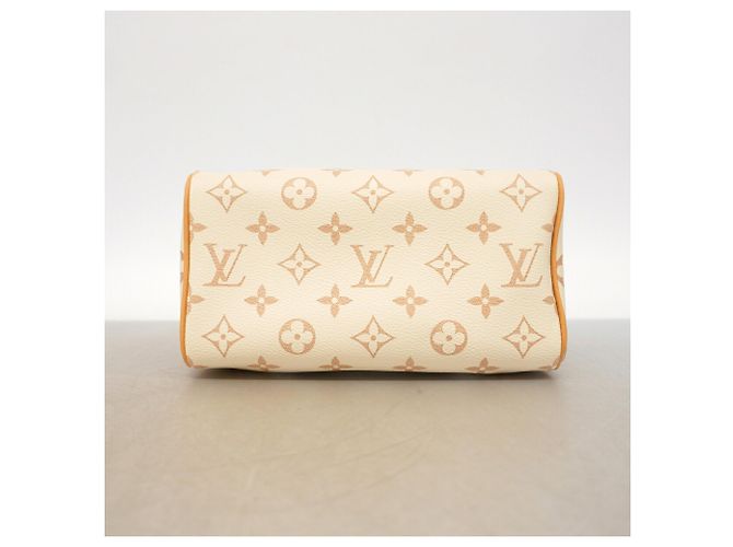 Louis Vuitton Monogram Dune Speedy Bandoulière 20 Handtasche Weiß - Ansicht 3