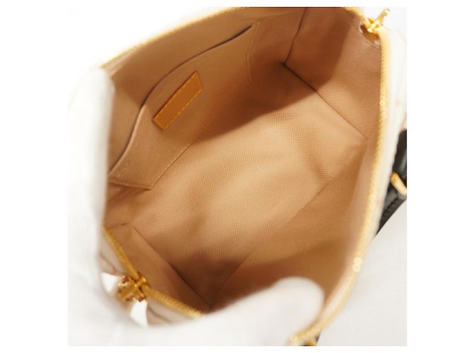 Louis Vuitton Monogram Dune Speedy Bandoulière 20 Handtasche Weiß - Ansicht 4