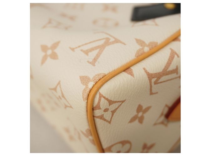 Louis Vuitton Monogram Dune Speedy Bandoulière 20 Handtasche Weiß - Ansicht 6
