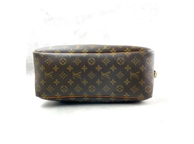 Louis Vuitton Deuville Monogram Canvas Handtasche Braun - Ansicht 4