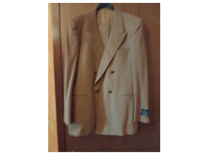 Loro Piana Brown Wool Double-Breasted Jacket - view 2