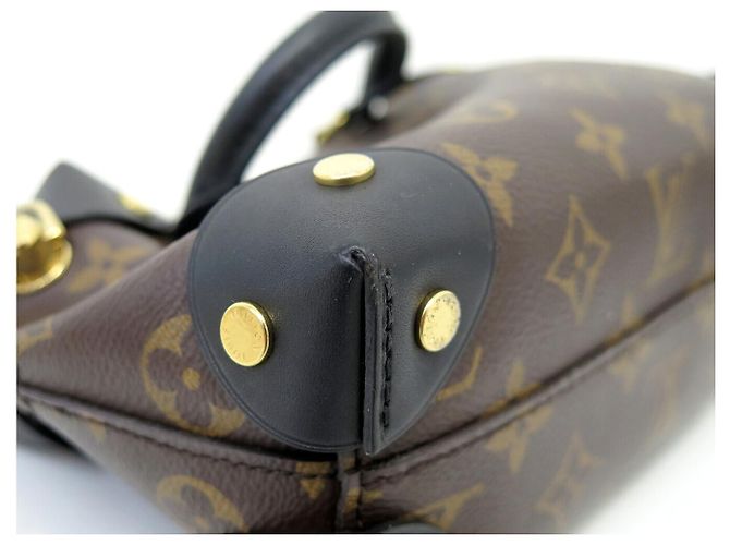 Petite Malle BORSA A MANO LOUIS VUITTON MALLE SOUPLE M45571 MONOGRAM BANDOULIERE Marrone - vista 16