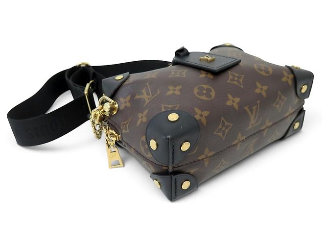 Petite Malle BORSA A MANO LOUIS VUITTON MALLE SOUPLE M45571 MONOGRAM BANDOULIERE Marrone - vista 3