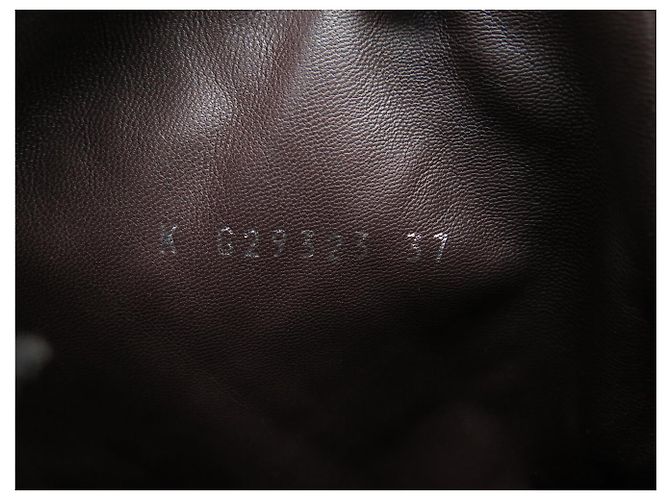 BOTAS CHANEL LOGO CC G29323 CUERO ACOLCHADO MARRÓN Castaño - vista 11