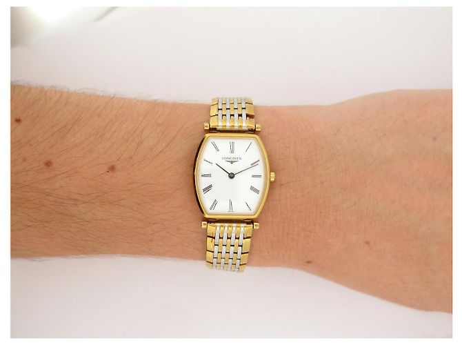 MONTRE LONGINES LA GRANDE CLASSIQUE 22 TONNEAU L4.209.2.11.7 ACIER WATCH - vue 5