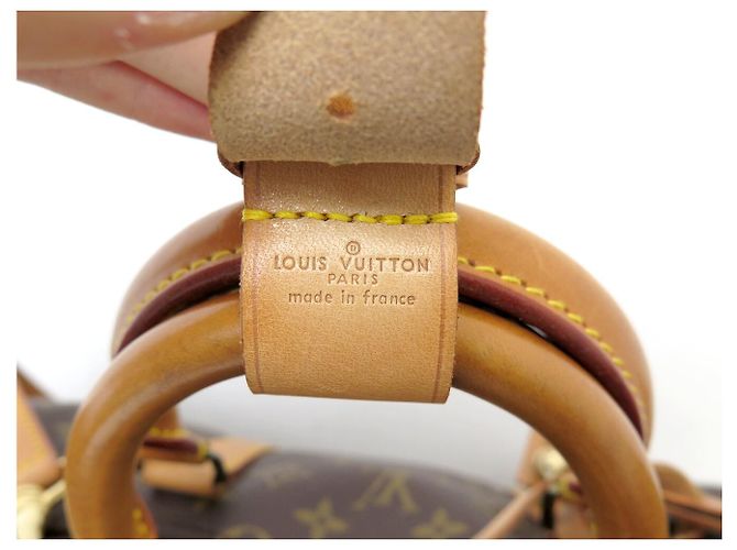 BORSA DA VIAGGIO A MANO VINTAGE LOUIS VUITTON KEEPALL 55 MONOGRAM BANDOULIERE Marrone - vista 10
