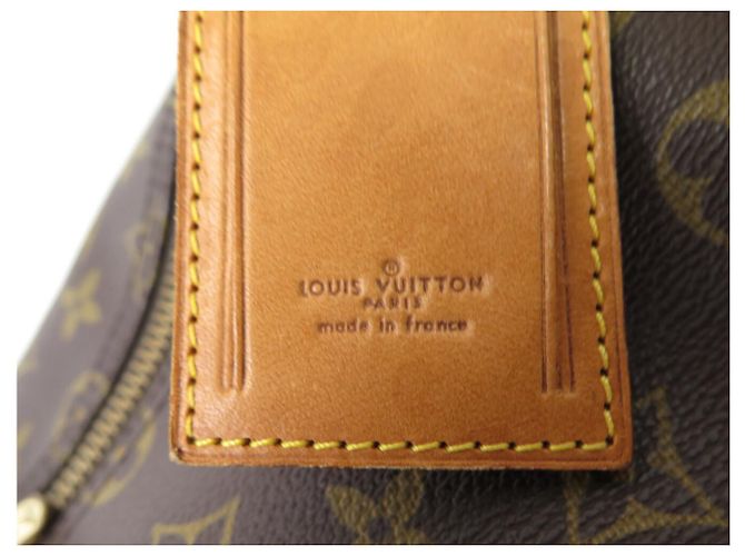 BORSA DA VIAGGIO A MANO VINTAGE LOUIS VUITTON KEEPALL 55 MONOGRAM BANDOULIERE Marrone - vista 7