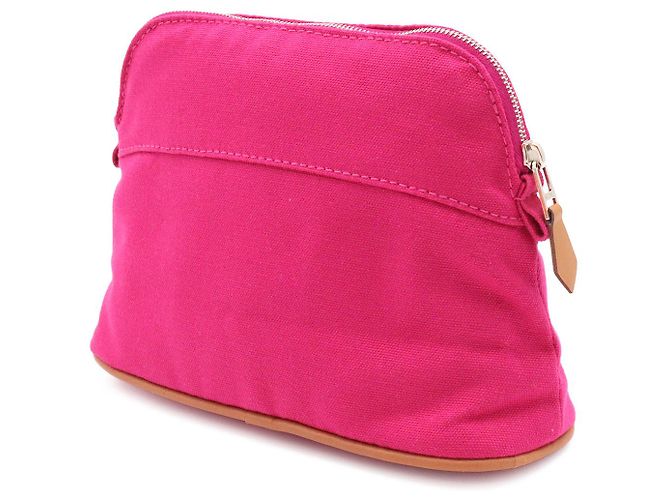 Pochette Hermès Bolide Rose en Tissu - vue 2