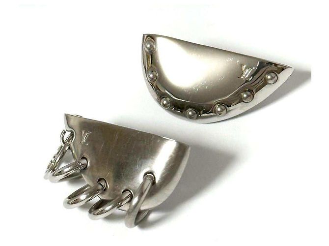 Orecchini Louis Vuitton Bionic Argento Metallico - vista 2