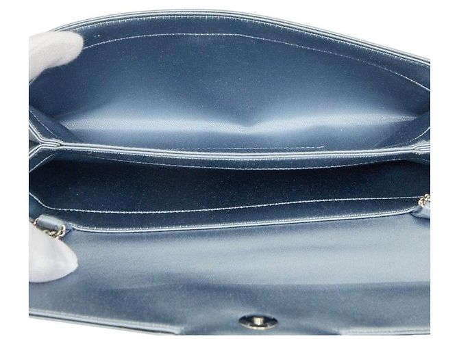 Roger Vivier Schultertasche aus Satin Blau - Ansicht 6