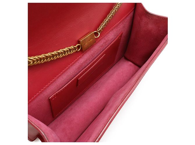 Autre Marque Borsa a tracolla Betty Chain in pelle YSL Rosa - vista 5