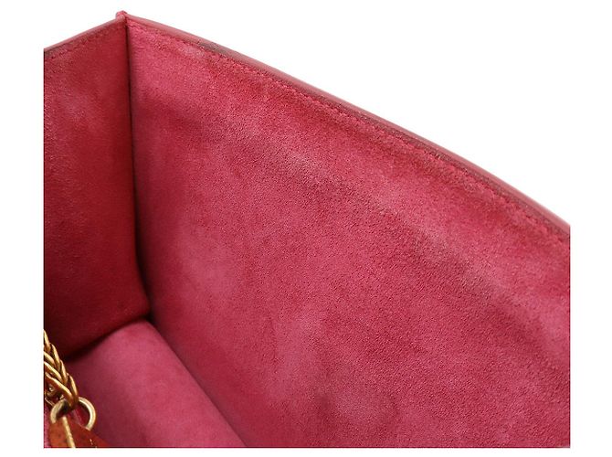 Autre Marque Borsa a tracolla Betty Chain in pelle YSL Rosa - vista 6