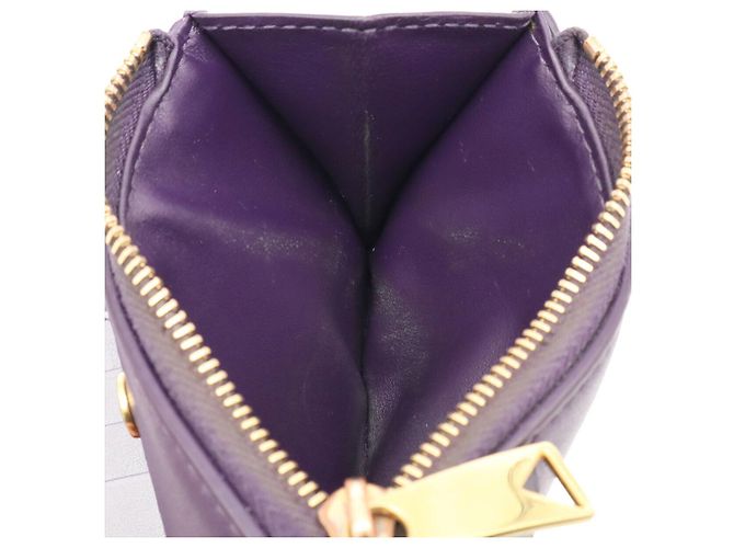 Bottega Veneta Cassette Bifold Geldbörse Lila - Ansicht 6