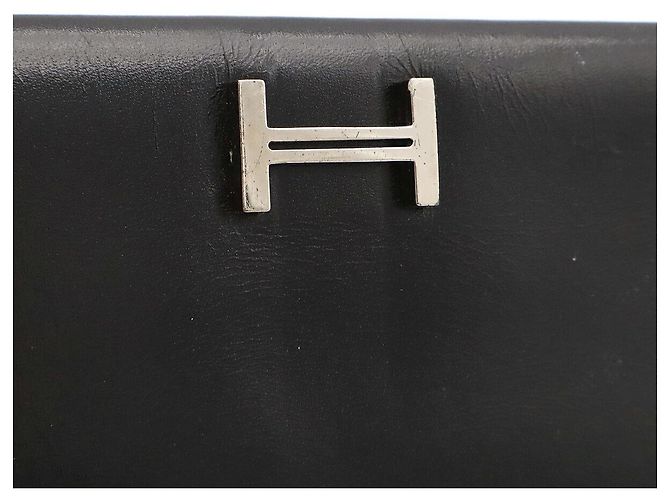 Hermès Carteira Longa Hermes Bearn Classic Preto - vista 4