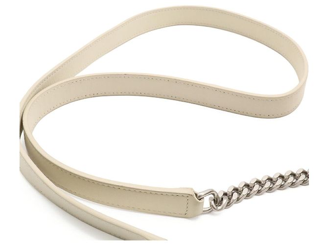 Autre Marque Yves Saint Laurent Teddy Chain Schultertasche Braun Beige - Ansicht 4