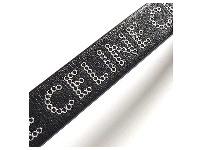 Céline Bracelet en cuir avec clous Monochrome CELINE Noir - vue 7