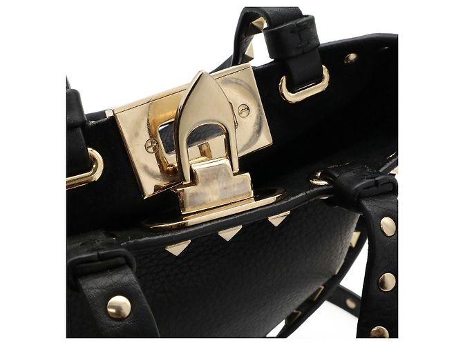 Valentino Garavani Valentino Rockstud 2WAY Schultertasche Schwarz - Ansicht 7