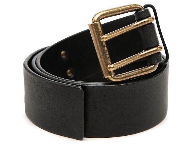 Chanel Coco Mark Leather Belt Black - view 4