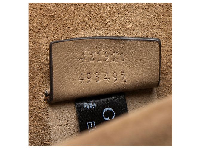 Borsa a spalla piccola Gucci GG Supreme Dionysus Marrone Beige - vista 6