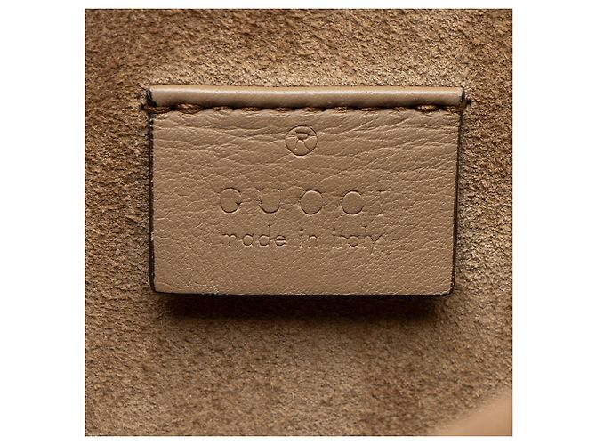 Borsa a spalla piccola Gucci GG Supreme Dionysus Marrone Beige - vista 8