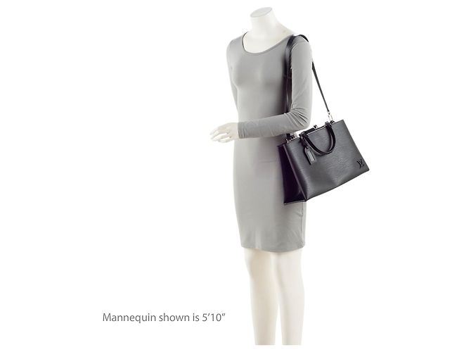 Louis Vuitton Epi Leather Kleber MM Tote Schwarz - Ansicht 5