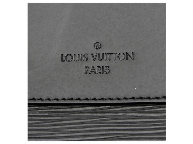 Louis Vuitton Epi Leather Kleber MM Tote Schwarz - Ansicht 8