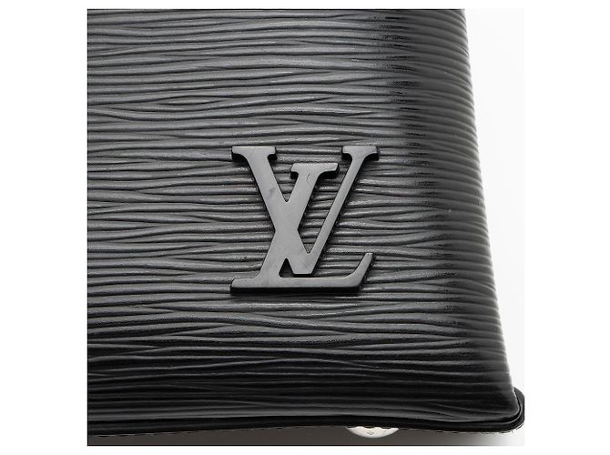 Louis Vuitton Epi Leather Kleber MM Tote Schwarz - Ansicht 9