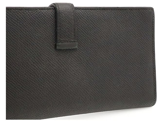 Hermès Cartera larga Hermes Bearn Soufflet Negro - vista 5