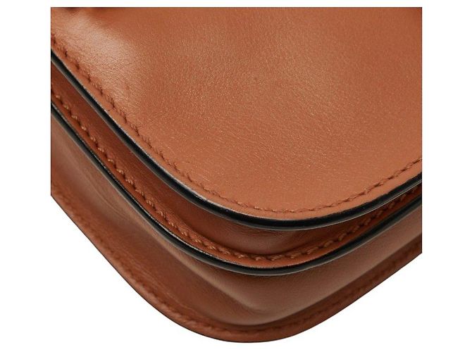 Borsa a tracolla in pelle Rockstud Valentino Garavani Marrone Beige - vista 4