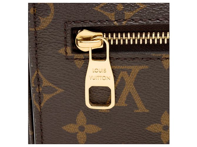 Bolsa de Ombro Louis Vuitton Monogram Canvas Pochette Metis Marrom - vista 10