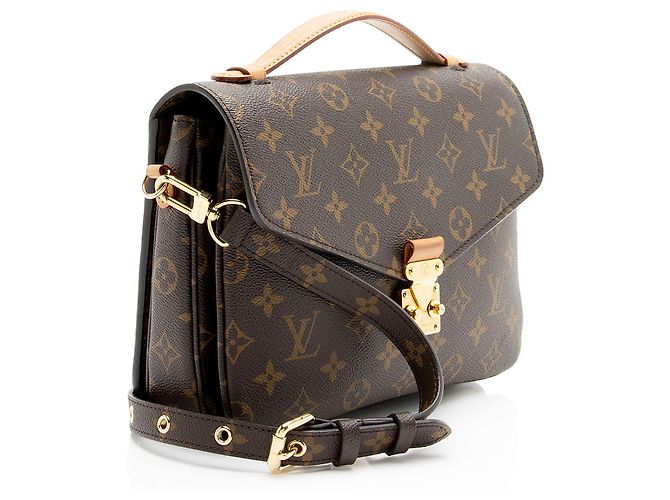 Bolsa de Ombro Louis Vuitton Monogram Canvas Pochette Metis Marrom - vista 2