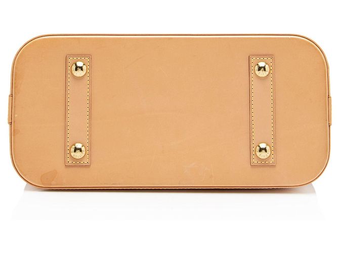 Bolso Satchel Alma PM de lona Monogram Louis Vuitton Castaño - vista 4