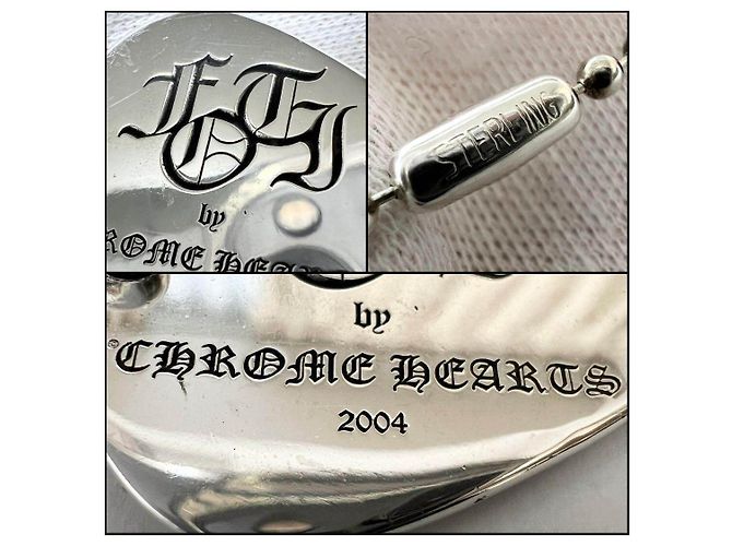 Chrome Hearts Foti Harris Teeter 925 Anhänger Halskette Silber Metallisch - Ansicht 8
