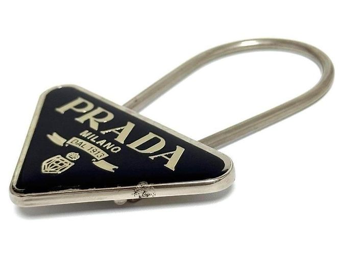 Chaveiro Prada de metal dourado Metálico - vista 5