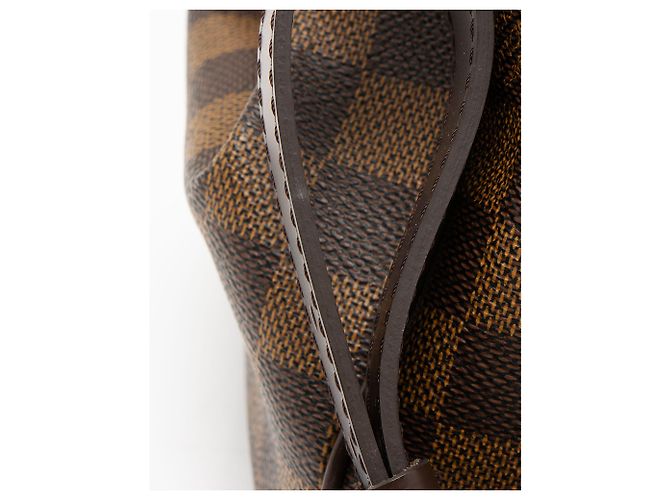Borsa Louis Vuitton Damier Ebene Trevi PM Satchel Marrone - vista 10