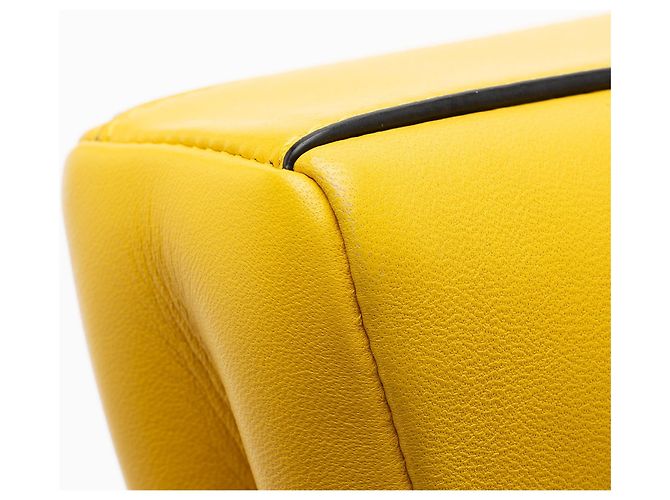 Fendi Peekaboo Micro Schultertasche aus Nappa-Leder Gelb - Ansicht 10