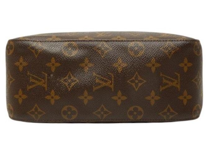 Louis Vuitton Looping MM Monogram Shoulder Bag Brown - view 3