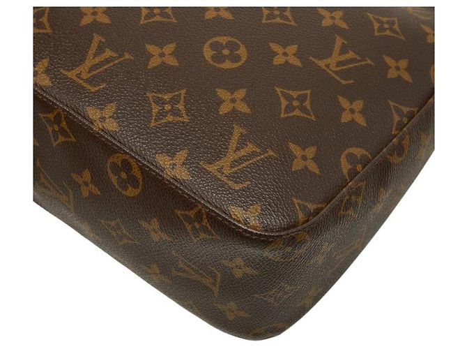 Louis Vuitton Looping MM Monogram Shoulder Bag Brown - view 4