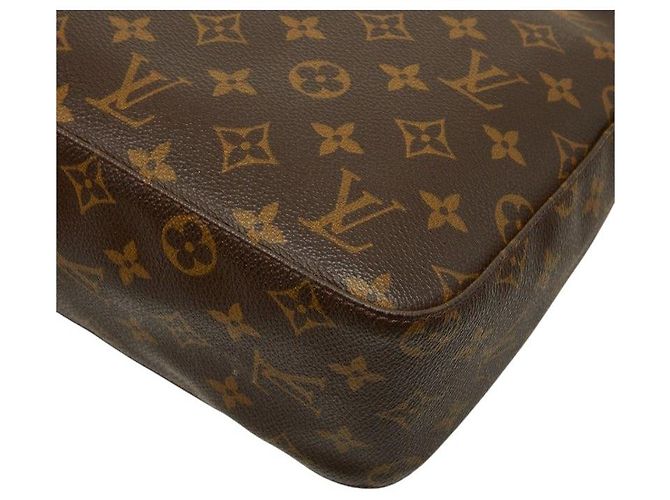 Louis Vuitton Looping MM Monogram Shoulder Bag Brown - view 6