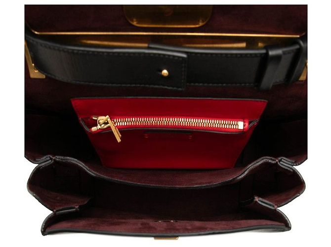 Valentino Garavani Borsa a tracolla in pelle Valentino Vring Nero - vista 5