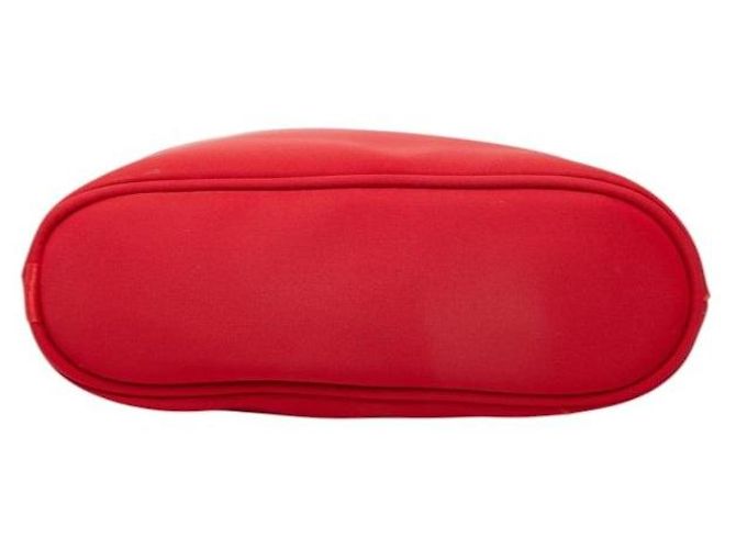 Céline Mini borsa in nylon con manico circolare Celine Rosso - vista 3