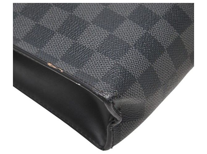 Louis Vuitton Pochette Voyage MM Damier Graphite Clutch Schwarz - Ansicht 5