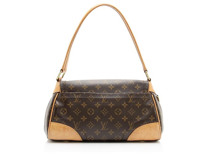 Bolso de hombro Louis Vuitton Monogram Canvas Beverly MM Castaño - vista 3
