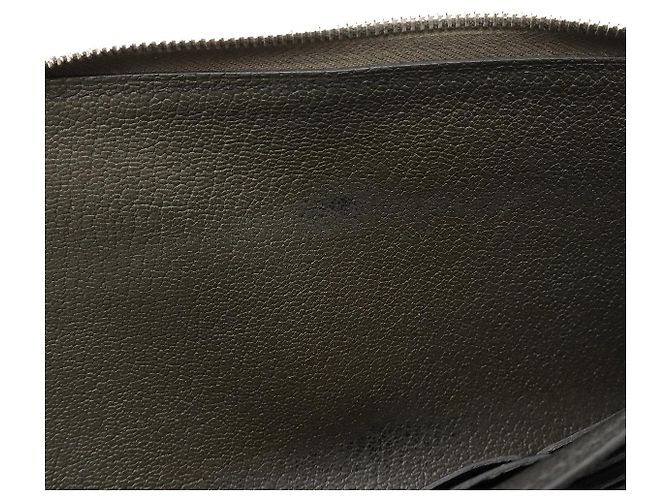Hermès Carteira longa Hermes Remix Combine Duo L-Zip em couro cinza - vista 7