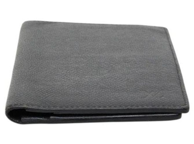 Louis Vuitton Portefeuille Long Taiga Leather Wallet Black - view 5