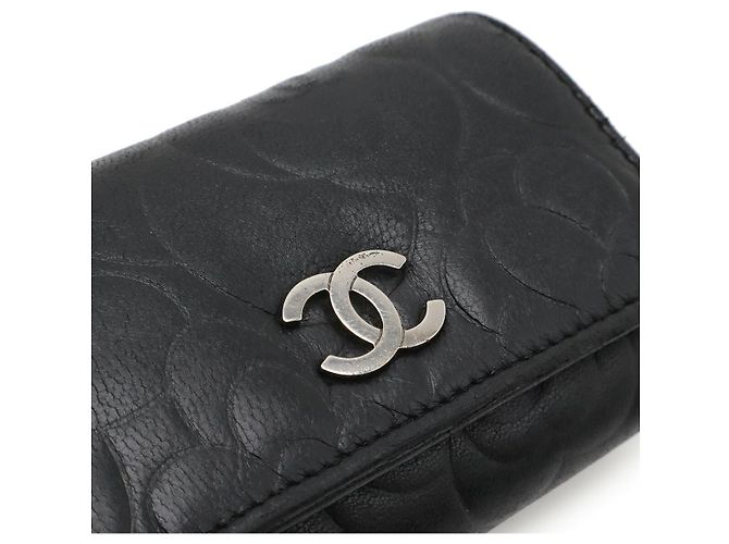 Chanel Camellia Coco 6-Key Case Black - view 4